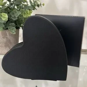 Yves Saint Laurent | Jewelry | Ysl Heartshaped Black Jewelry  YSL Black Heart-Shaped Jewelry-Accessory Box main image 1